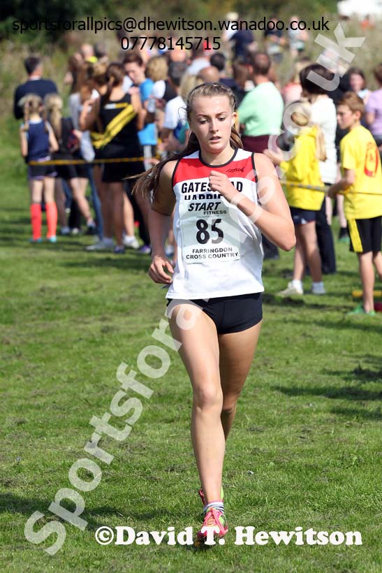 Girls under-15s Sunderland Harreirs Cross Country. Photo: David T. Hewitson/Sports for All Pics